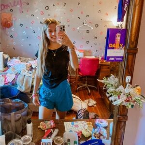 Target Blue High Rise Shorts